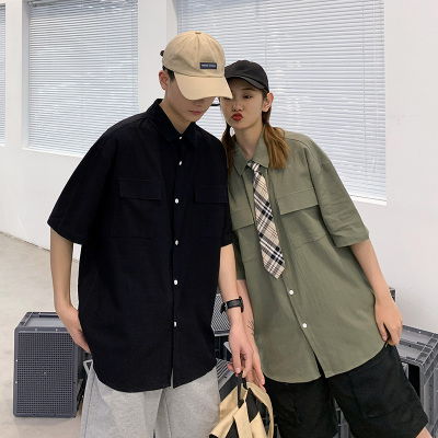 潮流煥新，舒適隨心 純棉寬松韓版長袖襯衫，定義青年男裝新風(fēng)尚